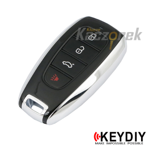 Keydiy 663 - ZB41-4 - surový klíč - dálkový ovladač